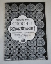 Vintage 1934 Royal Society Designs For Crochet Book No 36 Bedspreads, Hand Bags - £31.60 GBP