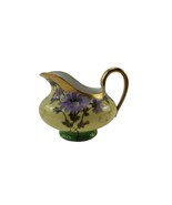 Antique T&amp;V Limoges France Hand Painted Stouffer Creamer Purple Flowers ... - $924.57 MXN