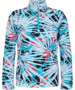 Spyder Girls Surface Zip T-Neck Midlayer Shirt, Size XL(16/18 Girls) NWT - £31.34 GBP
