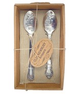 Towle Living Olde Newbury Artisans Mint Julep Spoons Set of 2 NEW - $17.99