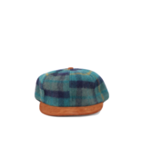 NOS Vtg 90s Streetwear Youth Blank Wool Short Brim Strapback Hat Rainbow... - $654.92 MXN