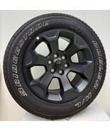 New Takeoff 20&quot; Dodge Ram 1500 Satin Black Wheels 275/55R20 Bridgestone ... - $1,286.01