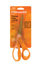 Fiskars Premier 8 Inch Bent Titanium Scissors - £10.13 GBP