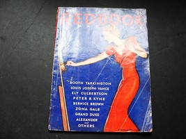 July 1933 Redbook Magazine, Booth Tarkington, Zona Gale, Ely Culbertson. - £15.80 GBP