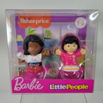 Barbie Fisher-Price Little People  2022 Sleepover Figure 2 Pack Doll Figure - £11.02 GBP
