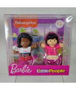 Barbie Fisher-Price Little People  2022 Sleepover Figure 2 Pack Doll Figure - £10.99 GBP