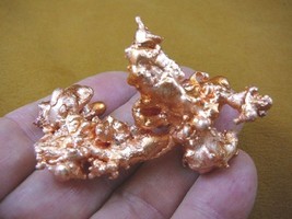(R600-200) 2-3&quot; solid Copper free form KEWEENAW element metal Michigan sculpture - £29.13 GBP