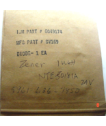 1 NOS SV169 1 Watt 24V Zener JAN 5961-686-7450 NTE 5018A - $6.71 CAD