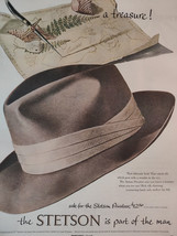 1953 Esquire Original Art Ad Advertisements STETSON Hats PM Whiskey - £8.60 GBP
