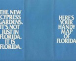 Cypress Gardens is Florida Brochure with Map Key Attractions Restaurants... - $17.82
