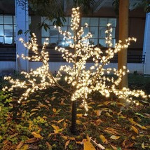 Cherry Blossom lighted trees 1188LEDs 6.5ft Color Warm White -for Indoor... - £401.35 GBP