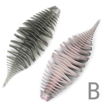 Supercontinent BELLOWS GILL Soft Lure Worm Fishing B Lure 100mm/4pcs 77mm/6pcs L - £37.46 GBP