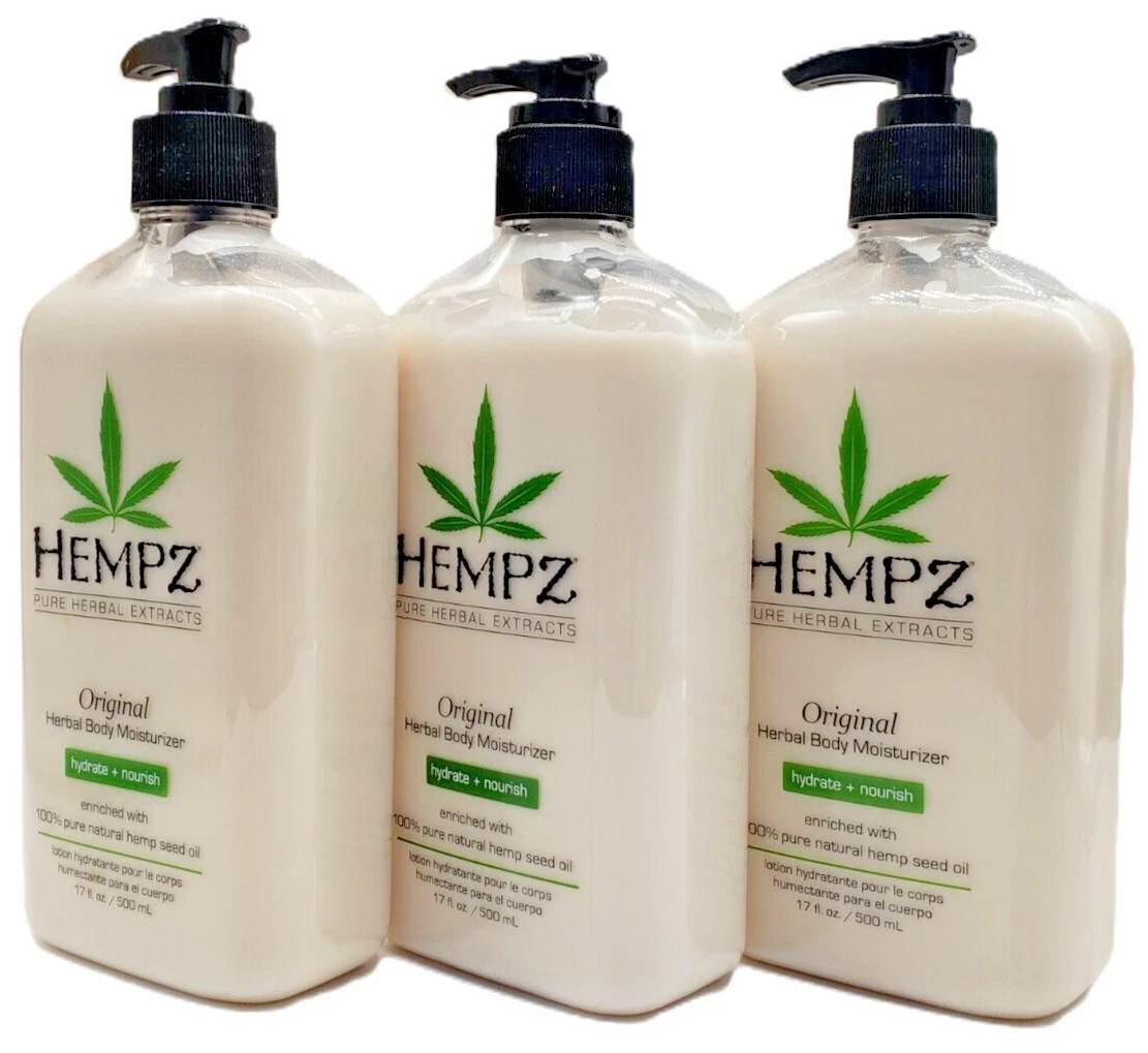 3 of HEMPZ Herbal Body Moisturizer &quot;ORIGINAL&quot; 17 fl oz ea. New,Authentic - $47.38