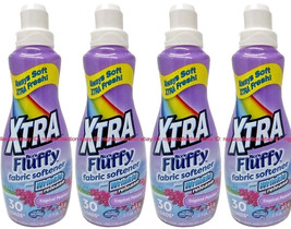 4x xtranice&#39;n Fluffy Liquid Fabric Softener Tropical Passion 25 oz Ea =1... - £29.84 GBP