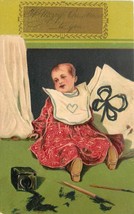 1908 Christmas Child Spilled Ink Humor artist impression Postcard 22-11832 - $5.98