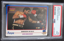 1991 Kayo #82 Roberto Duran Boxing Card PSA 9 Mint - £27.52 GBP