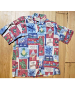 Reyn Spooner Men&#39;s Hawaiian Shirt Limited Issue Mele Kalikimaka Vintage ... - €32,05 EUR