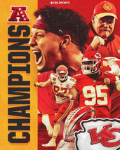 Kansas City Chiefs 2024 AFC Champs Poster  #3 - £7.95 GBP+