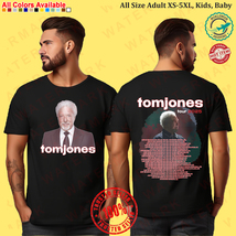 TOM JONES TOUR 2025 T-Shirt All Size Adult S-5XL Kids Babies Toddler - $23.00+