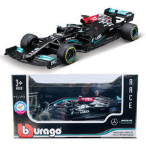 Bburago 1:43 2021 Mercedes AMG W12 E #77 Valtteri Bottas F1 Racing Car Model - £17.53 GBP