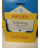 6-PACK BURT&#39;S BEES Hydrating Sheet Mask with Clary Sage NIB - $311.14 MXN