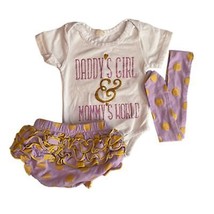 Baby Girl 3 Piece Set Size 6-12 Months - £11.62 GBP