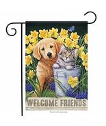 Friends Forever Garden Flag -2 Sided Message,12.5&quot; x 18&quot; - $24.95