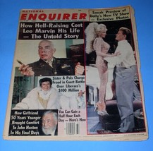 Dolly Parton National Enquirer Magazine Vintage 1987 Lee Marvin John Huston - £23.58 GBP