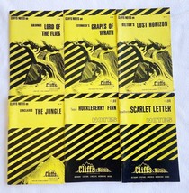 Lot  of 6 Cliffs Notes on The Classics book set, paperback, GOOD - £10.02 GBP