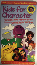 Kids For Character With Barney(Vhs 1996)TESTED-RARE Vintage COLLECTIBLE-SHIP24HR - £39.47 GBP