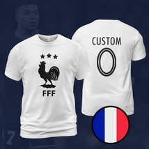 France Custom Name Champions 3 Stars FIFA World Cup 2022 White T-Shirt  - £23.88 GBP+