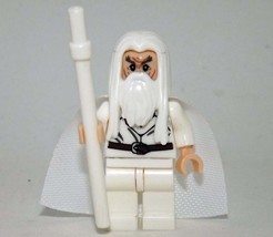 Gandalf White Wizard Hobbit LOTR Lord of the Rings Building Minifigure Bricks US - £5.62 GBP