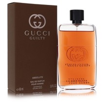 Gucci Guilty Absolute by Gucci Eau De Parfum Spray 3 oz for Men - $94.85