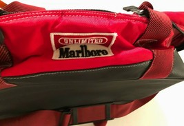 Marlboro Unlimited Gear Red Hiking Insulated Cooler Bag Duffel Strap Vin... - $56.48