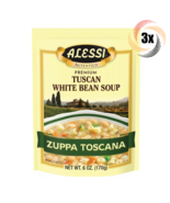 3x Packs Alessi Autentico Zuppa Toscana Premium Tuscan White Bean Soup |... - $433.35 MXN