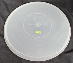 T72 Tupperware Replacement Round Container Lid - Clear Colorless - 12.75&quot; - £11.59 GBP