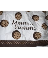 Betty Crocker Waist Half  apron Cookie Brown And White 100% Cotton - $376.14 MXN