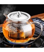 Glass Teapot 22 OZ, Borosilicate Clear Tea Kettle with Removable - $259.52 MXN