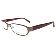 Giorgio Armani Eyeglasses Frames GA 484 NFH Brown Sparkly Red Oval 54-16... - £93.25 GBP