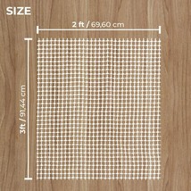Non-Slip Rug Pad Gripper - 2 x 3 Ft Anti Skid Carpet Mat NEW - £10.45 GBP