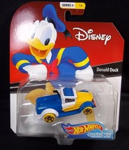 Hot Wheels Disney Series 4 Donald Duck diecast character car 1/6 NEW - £7.53 GBP