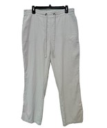 Per Se Womens Size L Stone Linen Blend Cargo Pockets Pull On Straight Le... - €17,32 EUR