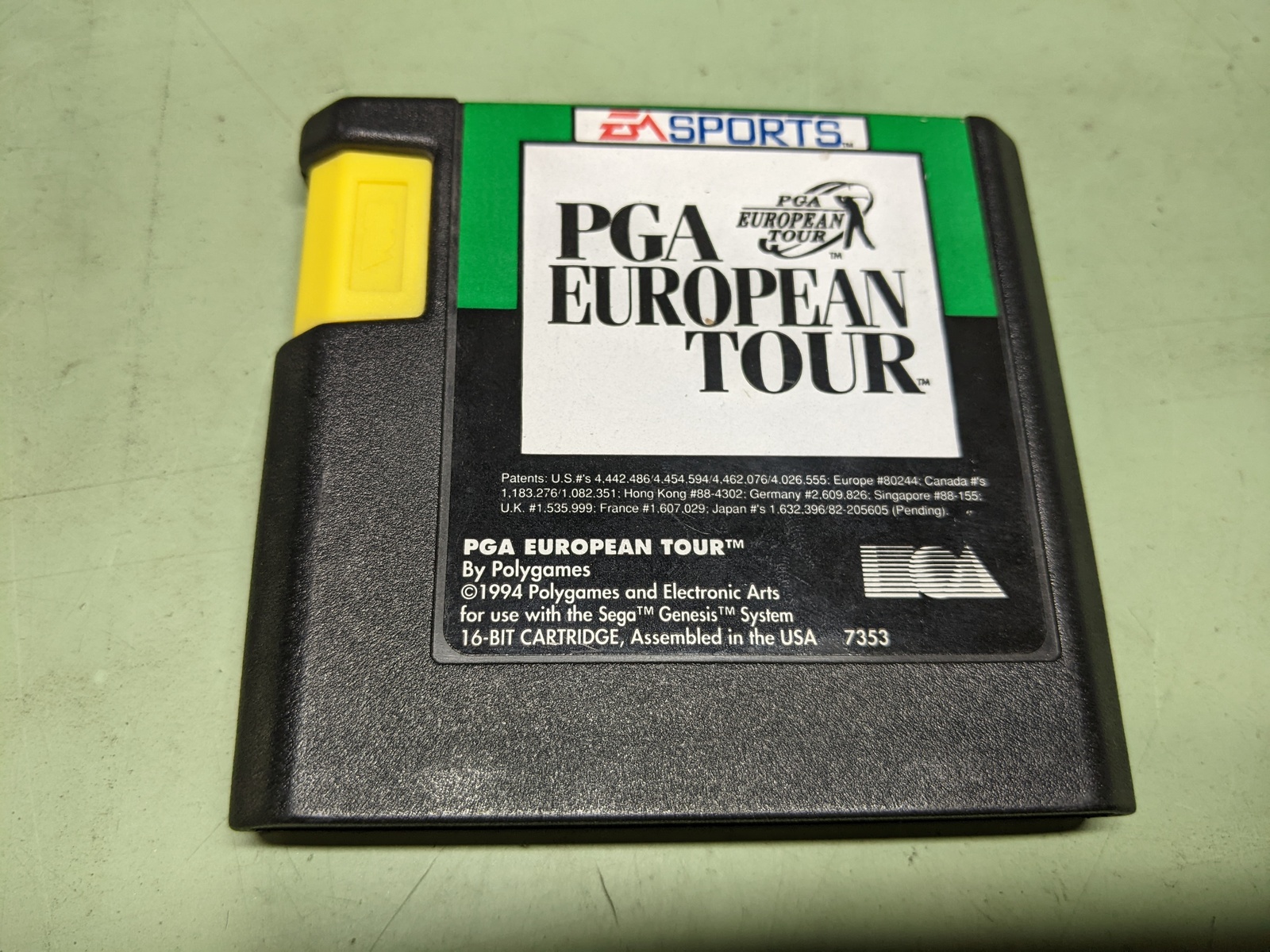 PGA European Tour Sega Genesis Cartridge and Case - £3.91 GBP