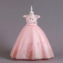2023 Baby Girl&#39;s Dresses short Sleeve Girl Striped soft tulle dress for ... - £35.50 GBP