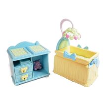 Fisher Price Loving Family Home For the Holidays Crib Changing Table Bab... - $222.55 MXN