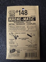 Kadee No. 148 Magne-Matic Standard Head &amp; Whisker Coupler 2-Pair HO Scale - £11.75 GBP