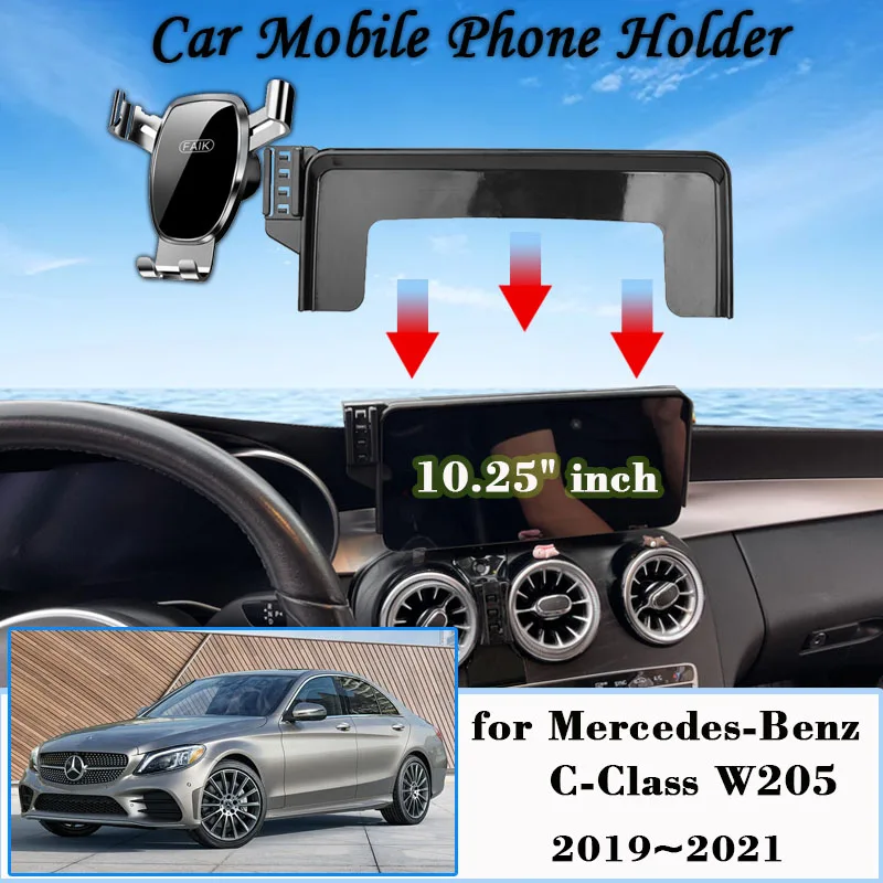 Car Mount for Mercedes-Benz C-Class C 200 W205 2019 2020 2021 Air Vent Mobile - £15.33 GBP+