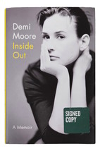 Demi Moore Signed Inside Out A Memoir Hardcover Book JSA - £61.11 GBP