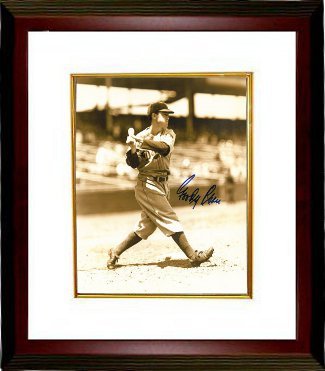 Goody Rosen signed Brooklyn Dodgers Vintage Sepia tone 8x10 Photo Custom Framed - $79.95