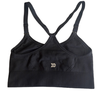 All in Motion Womens Small Black Lightweight Sports Bra Adjustable Straps Gym - £4.62 GBP